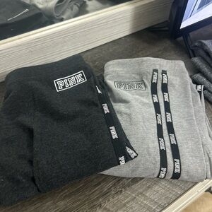 NWOT PINK VS legging bundle + tote bag